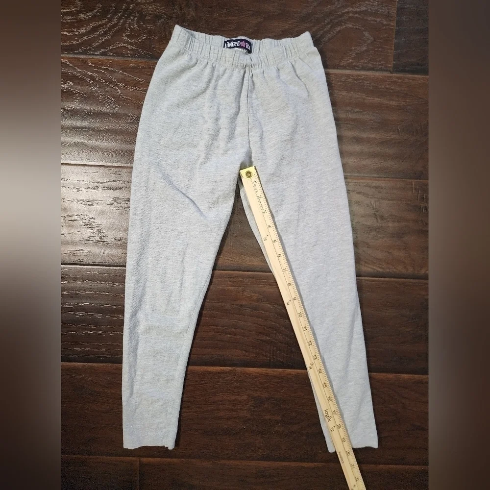 Girls Limited Too Gray Leggings M
